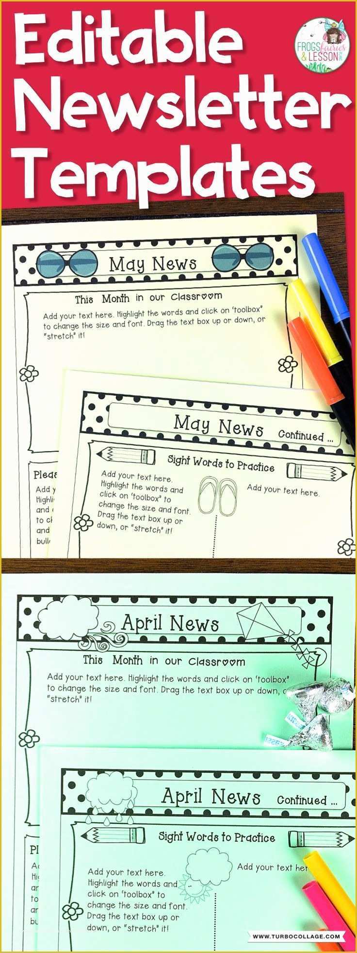 Free Editable Newsletter Templates Of Best 25 Parent Newsletter Template Ideas On Pinterest