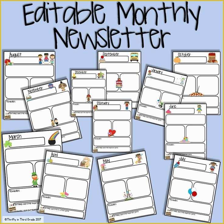 Free Editable Newsletter Templates Of Best 25 Preschool Newsletter Ideas On Pinterest