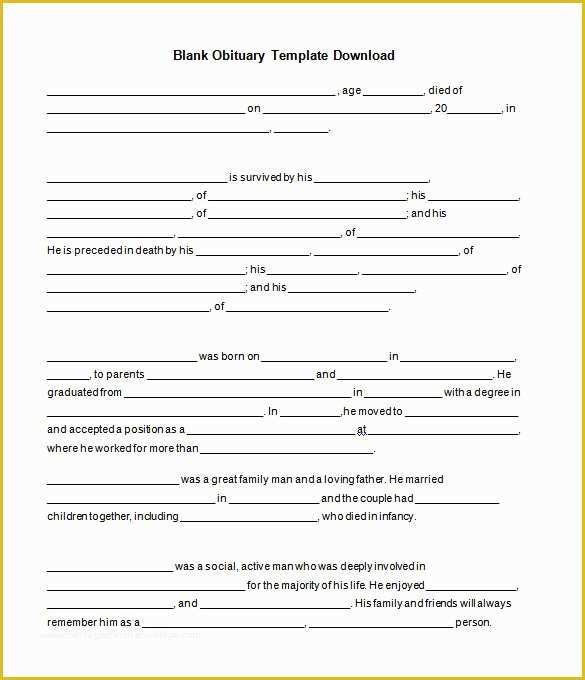 Free Editable Obituary Template Of New Free Funeral Program Template 