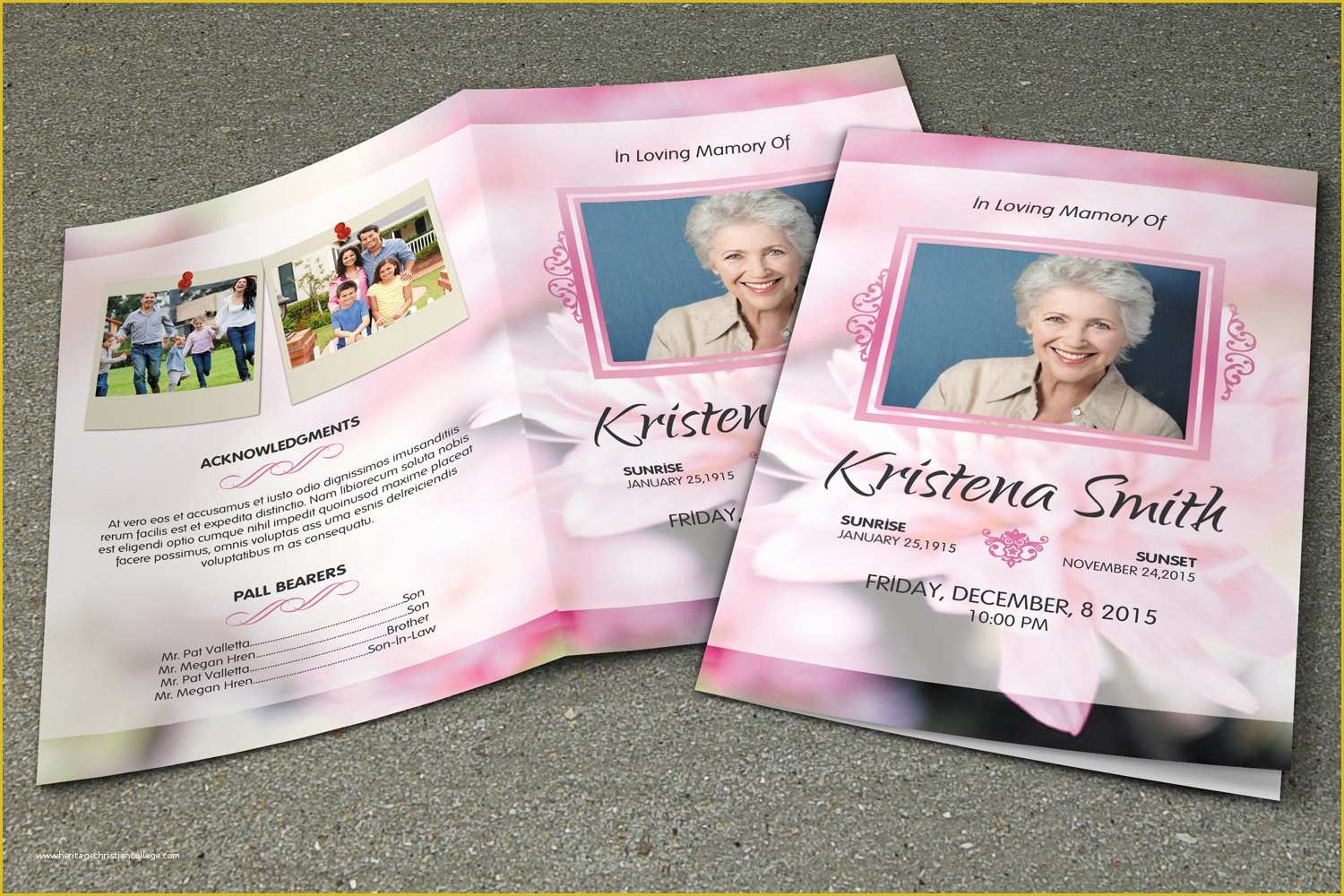 Free Editable Obituary Template Of Funeral Program Template Memorial Program Template order Of