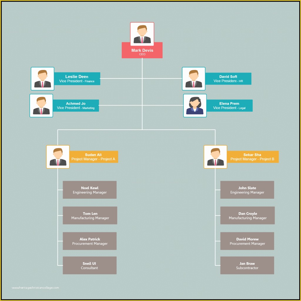 Free Editable organizational Chart Template Of organizational Chart Templates