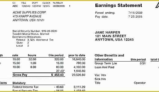 Free Editable Pay Stub Template Of Editable Pay Stub Template Adp Example Free – Template Gbooks