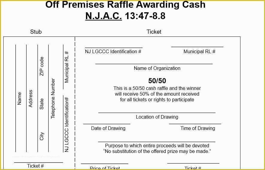 Free Editable Raffle Ticket Template Of 50 Free Raffle & Movie Ticket Templates Templatehub
