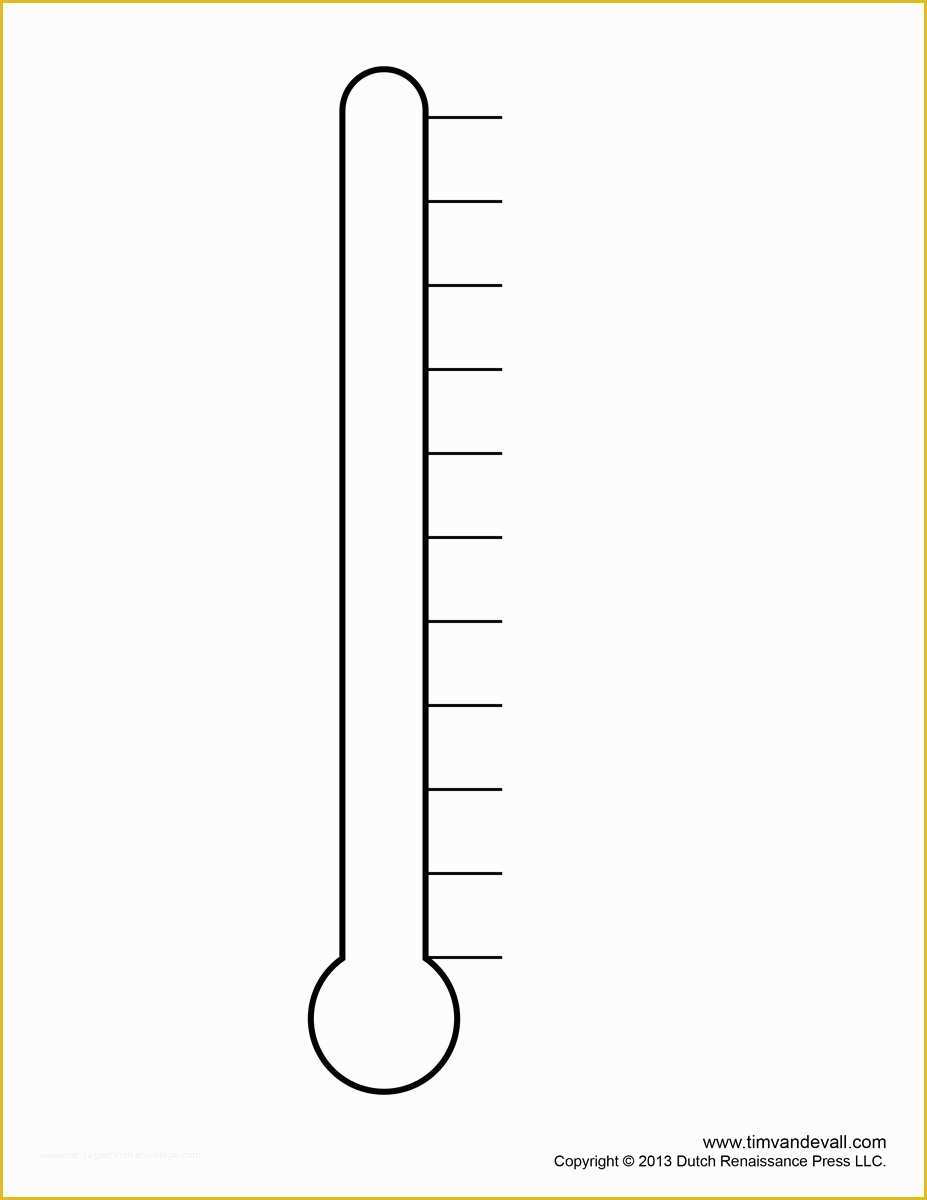 Free Editable thermometer Template Of Goal thermometers Sales Goal