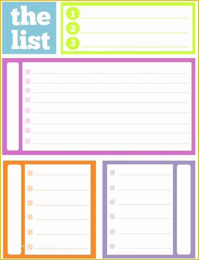 44 Free Editable To Do List Template Heritagechristiancollege