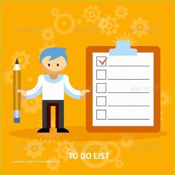 Free Editable to Do List Template Of Blank Checklist Template 36 Free Psd Vector Eps Ai