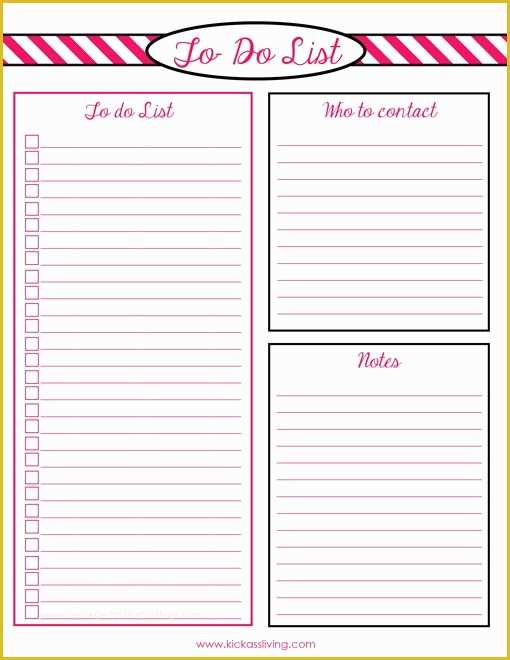 Free Editable to Do List Template Of Free Printable to Do List À Imprimer