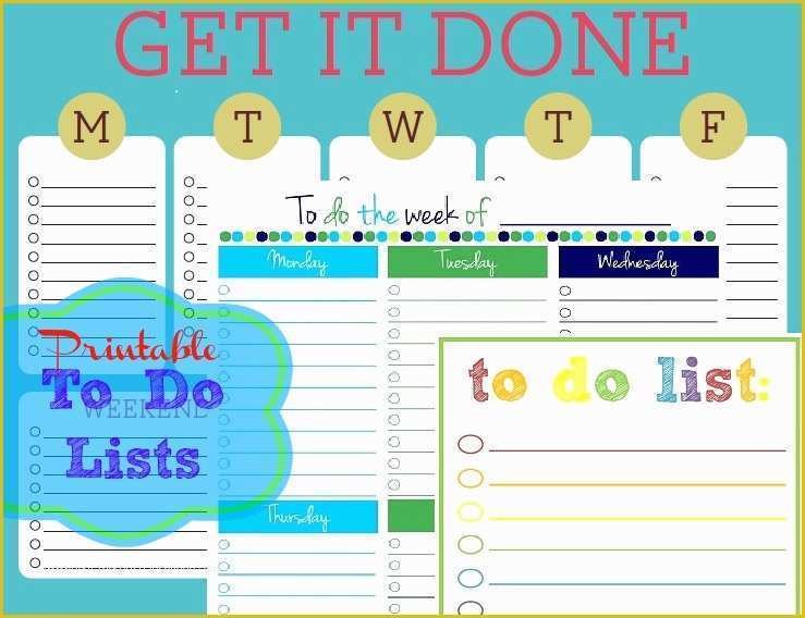 Free Editable to Do List Template Of Free Printable to Do Lists – Cute & Colorful Templates