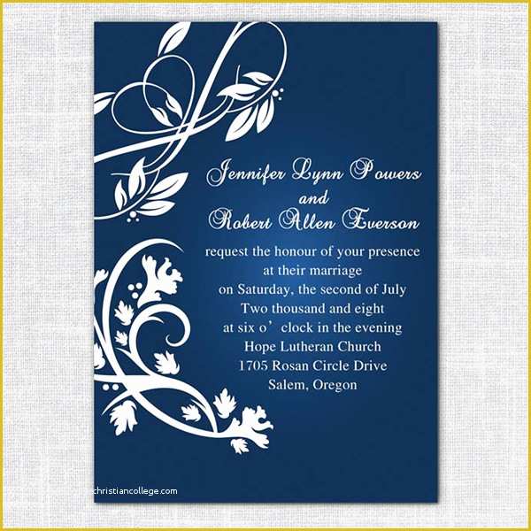 Free Editable Wedding Invitation Templates Of Editable Wedding Invitation Templates Free Download