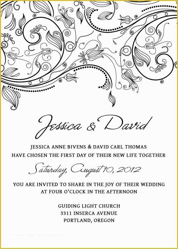 Free Editable Wedding Invitation Templates Of Invitation Templates Editable Free
