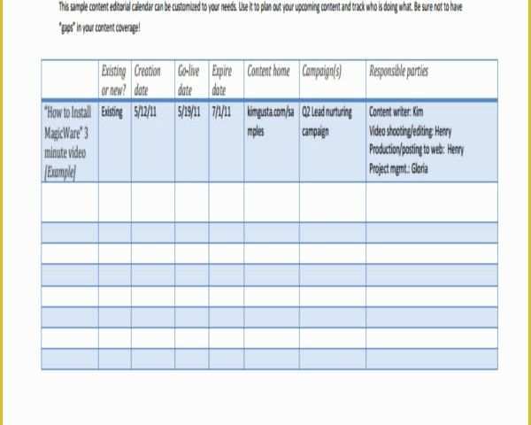 Free Editorial Calendar Template Of 6 Editorial Calendar Templates Free Word Pdf format