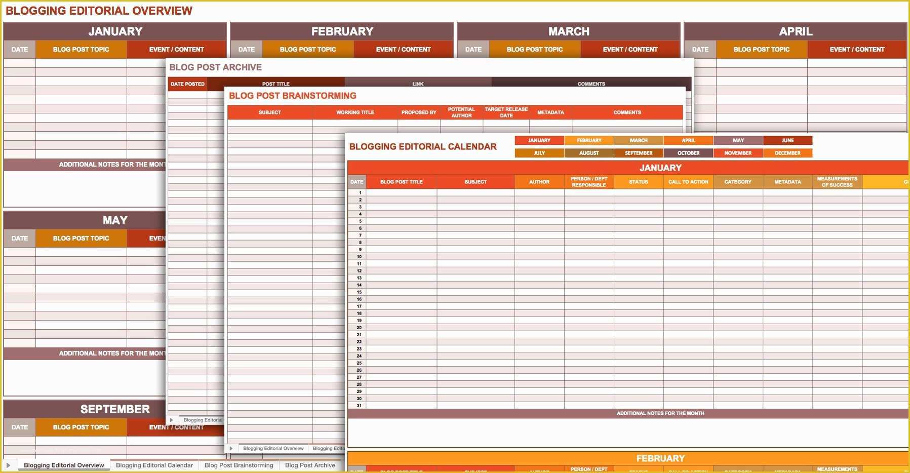 Free Editorial Calendar Template Of 9 Free Marketing Calendar Templates for Excel Smartsheet