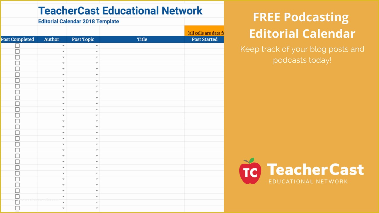 Free Editorial Calendar Template Of Editorial Calendar Download Our Free Template today