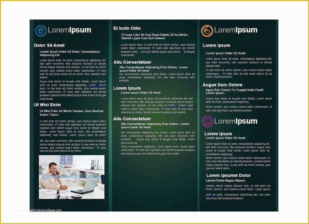 Free Education Brochure Templates for Word Of 31 Free Brochure Templates Ms Word and Pdf Free