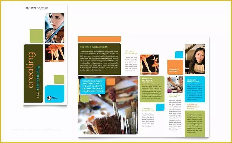 Free Education Brochure Templates for Word Of Arts Council &amp; Education Brochure Template Word &amp; Publisher