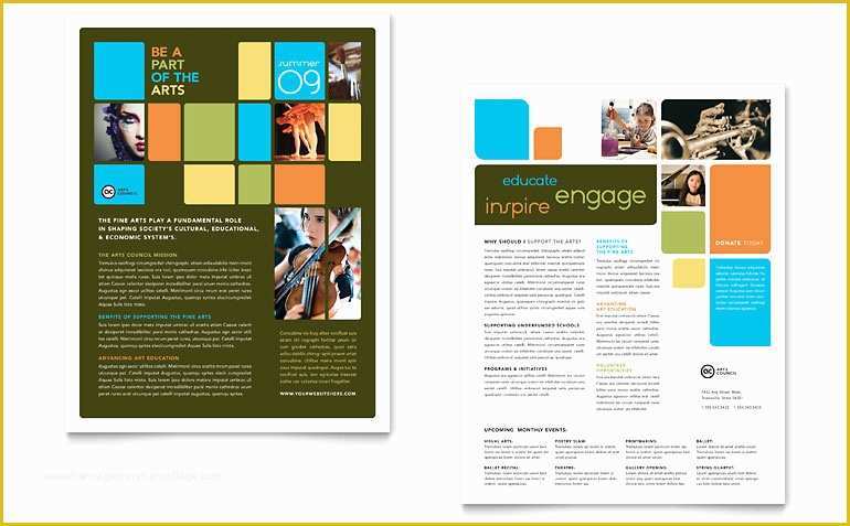 Free Education Brochure Templates for Word Of Arts Council & Education Datasheet Template Word & Publisher
