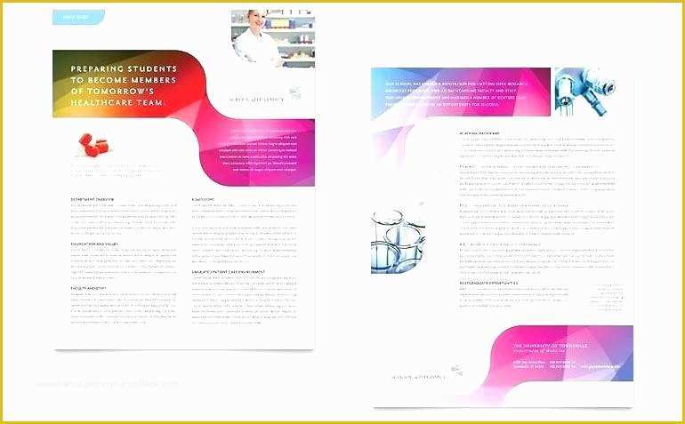 Free Education Brochure Templates for Word Of Fold Brochure Word Template Beautiful Blank Pamphlet Other