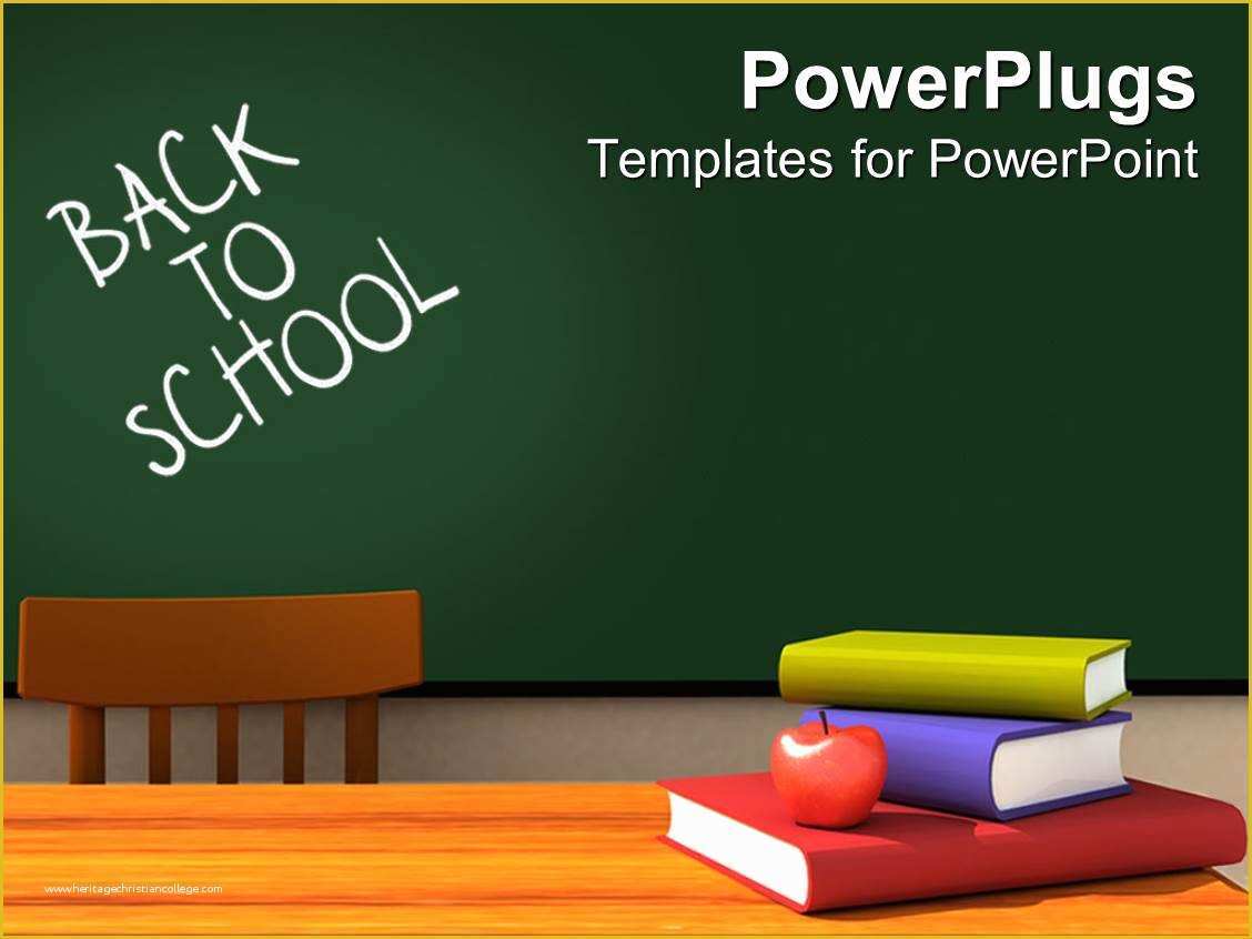 Free Education Powerpoint Templates Of Powerpoint Template Back to School Classroom with