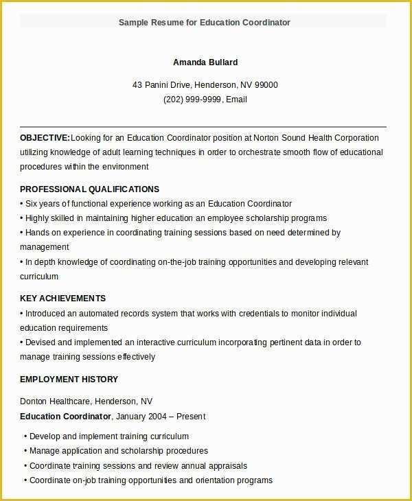 Free Education Resume Templates Of 10 Education Resume Templates Pdf Doc