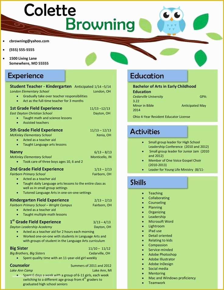 Free Education Resume Templates Of 25 Best Ideas About Teacher Resume Template On Pinterest