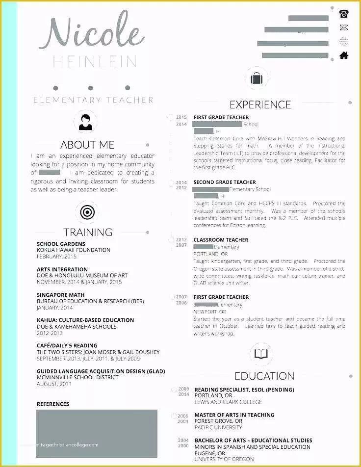 Free Education Resume Templates Of Free Teaching Resume Templates