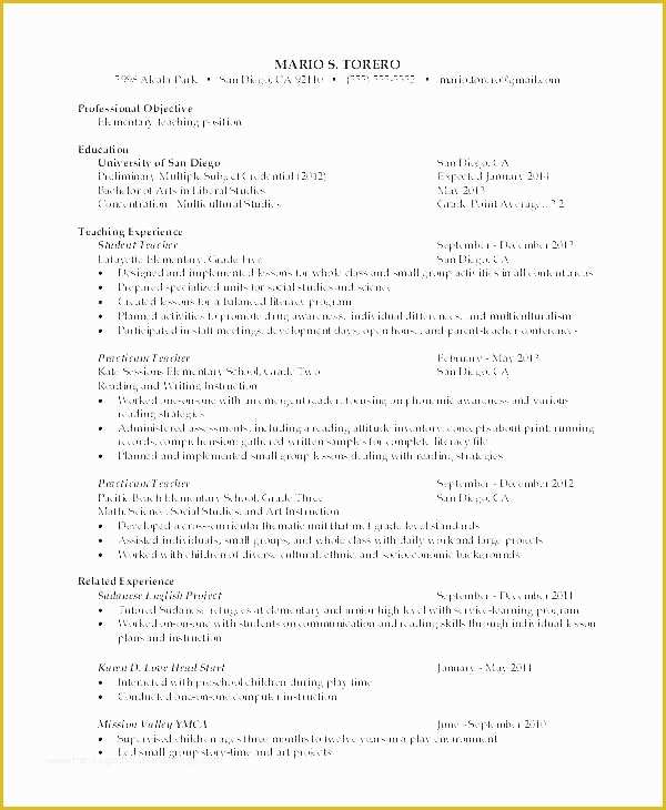 Free Education Resume Templates Of Resume Education Samples School Teacher Resume Samples