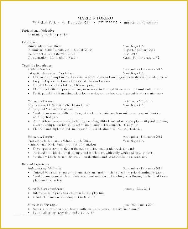 Free Education Resume Templates Of Resume Education Samples School Teacher Resume Samples