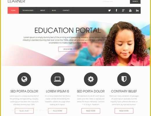 Free Education Templates Of 15 Best Free Education HTML Templates Images On Pinterest