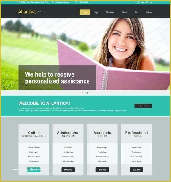 Free Education Templates Of 27 Free Education Website themes & Templates