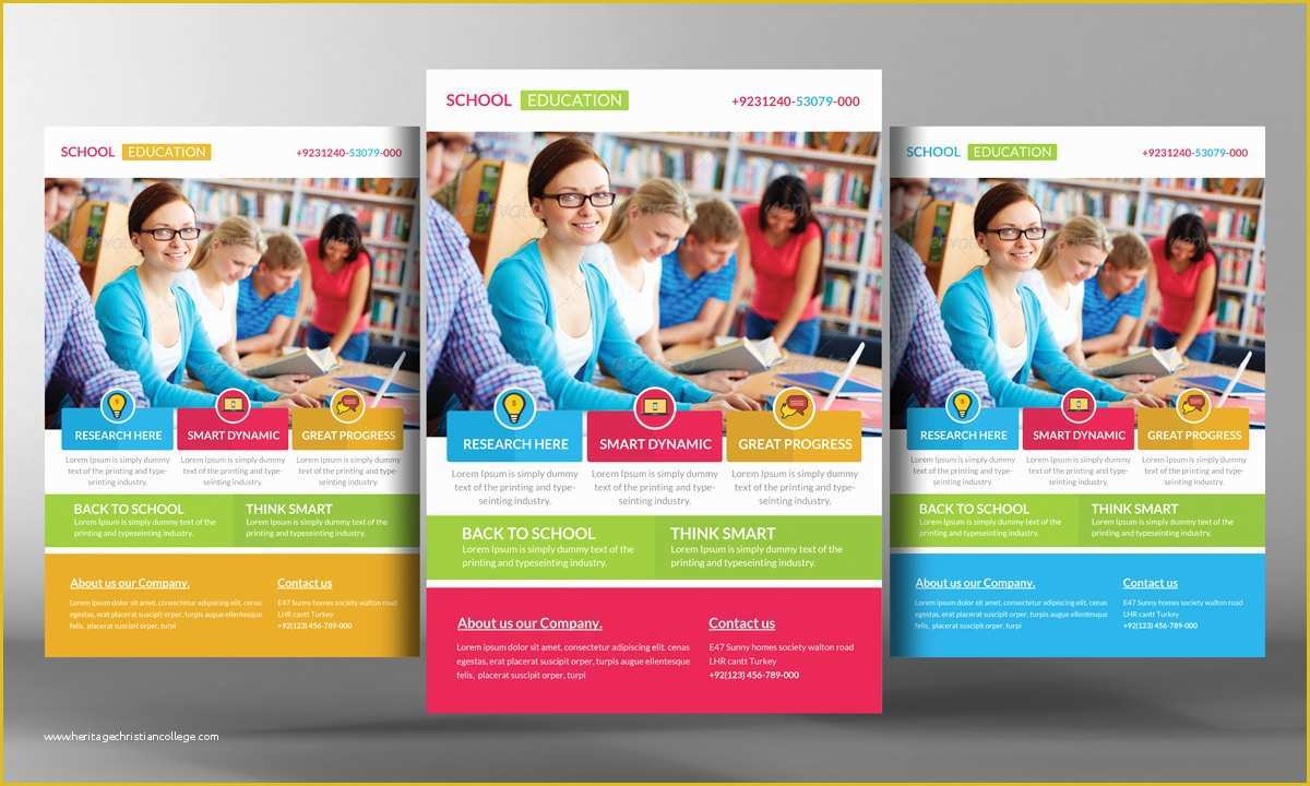 Free Education Templates Of Education Flyer Psd Template