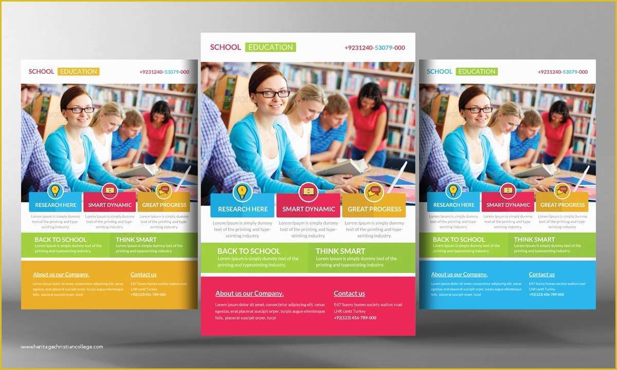 Free Education Templates Of Education Flyer Template Flyer Templates Creative Market