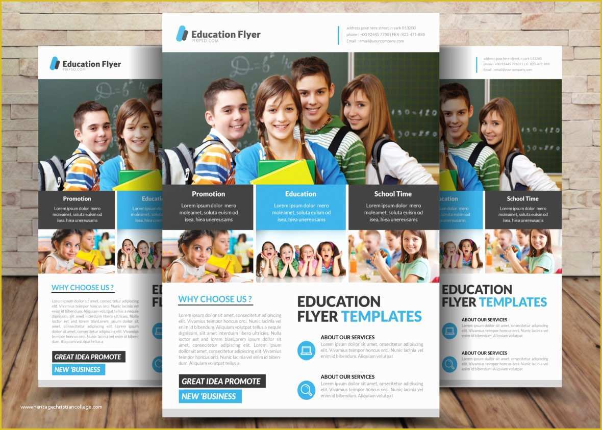 Free Education Templates Of Free School Education Flyer Psd Templates