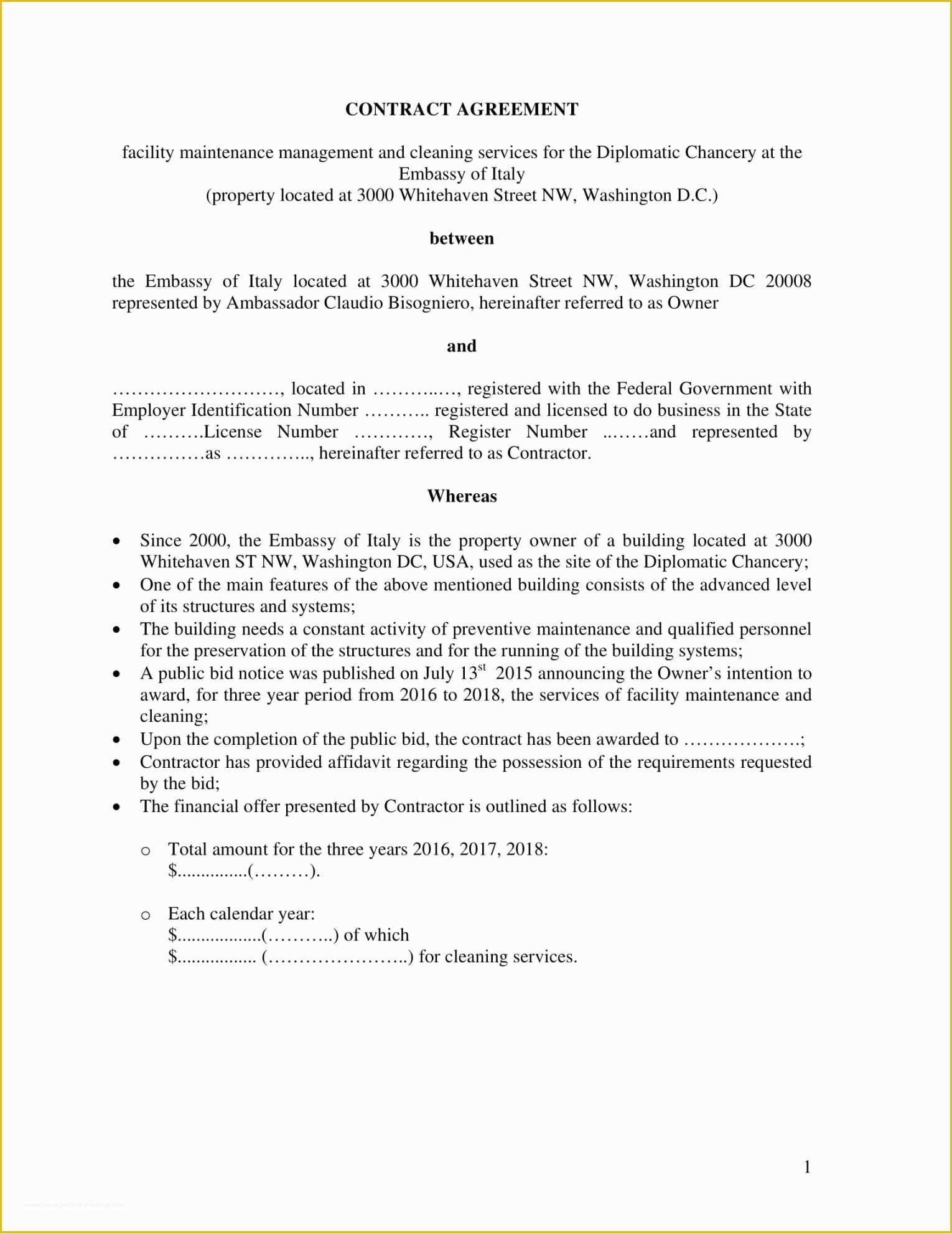 Free Electrical Service Contract Template Of Electrical Contract Agreement Sample