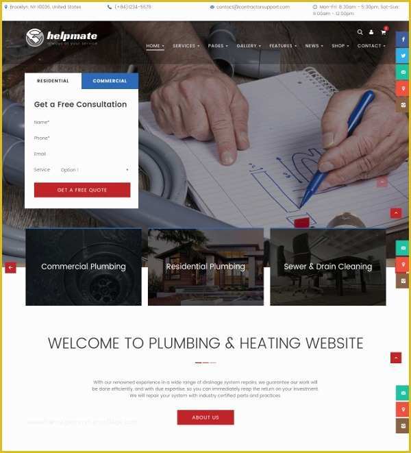 Free Electrician Website Template Of 16 Electrician Website themes & Templates