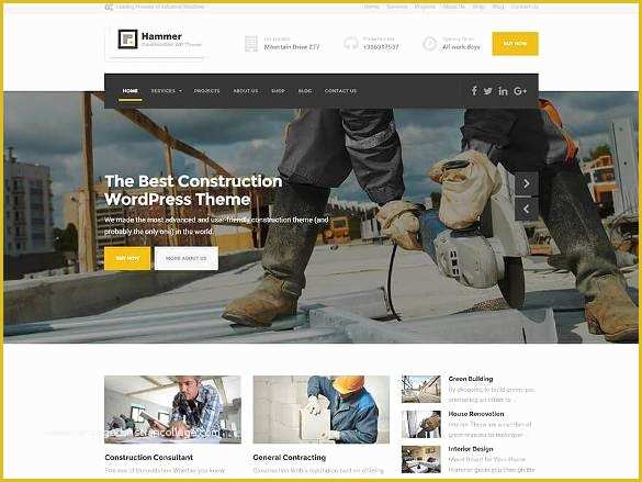 Free Electrician Website Template Of 42 Engineering Website themes & Templates