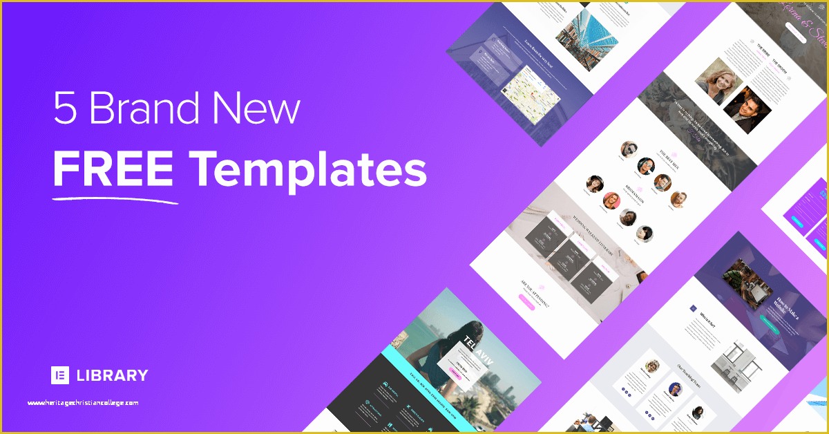 Free Elementor Templates Download Of 5 Brand New Free Elementor Homepage Templates
