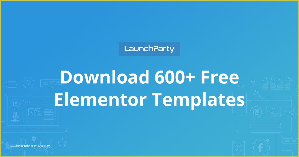 Free Elementor Templates Download Of 600 Free Elementor Templates