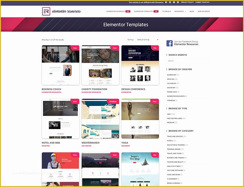 Free Elementor Templates Download Of Free and Premium Elementor Templates