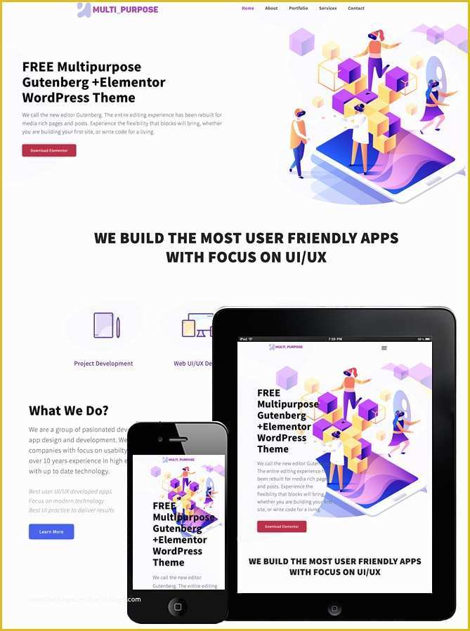 Free Elementor Templates Download Of Free Multipurpose Elementor Template Wordpress Gutenberg