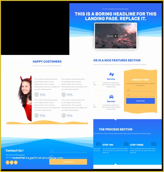 Free Elementor Templates Download Of Free Simple Multipurpose Landing Page Elementor Template