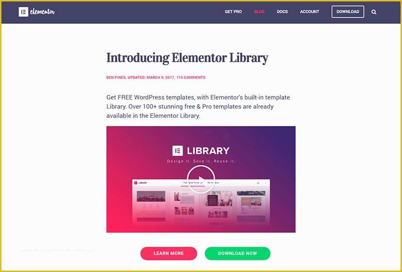 Free Elementor Templates Download Of Great Elementor Layouts to Create Your Web Page Wp Daddy