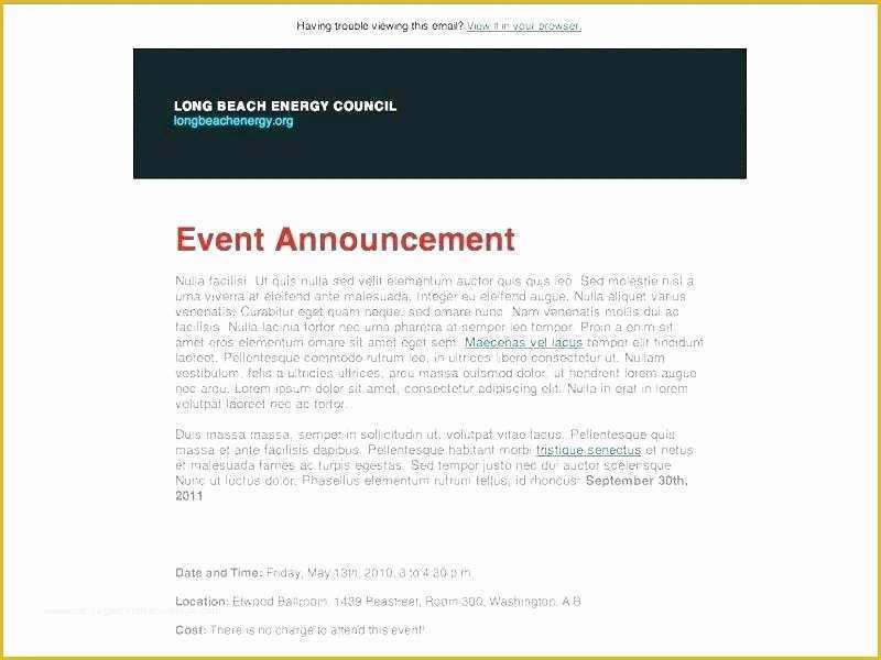 Free Email Announcement Template Of Announcement Email Template Free Awesome Award Certificate