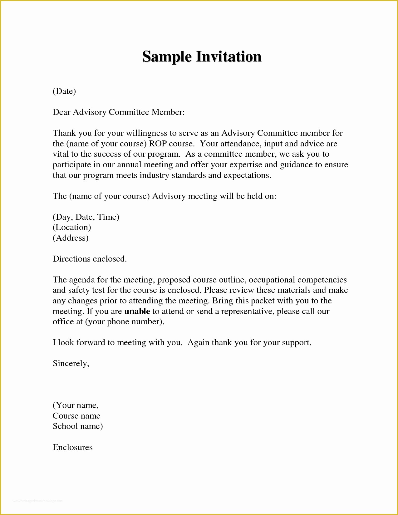 Free Email Announcement Template