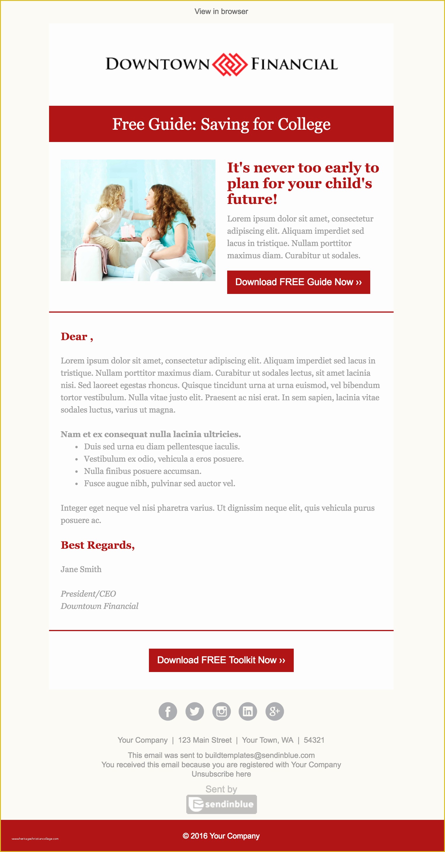Free Email Announcement Template Of top 8 B2b Email Templates for Marketers In 2017