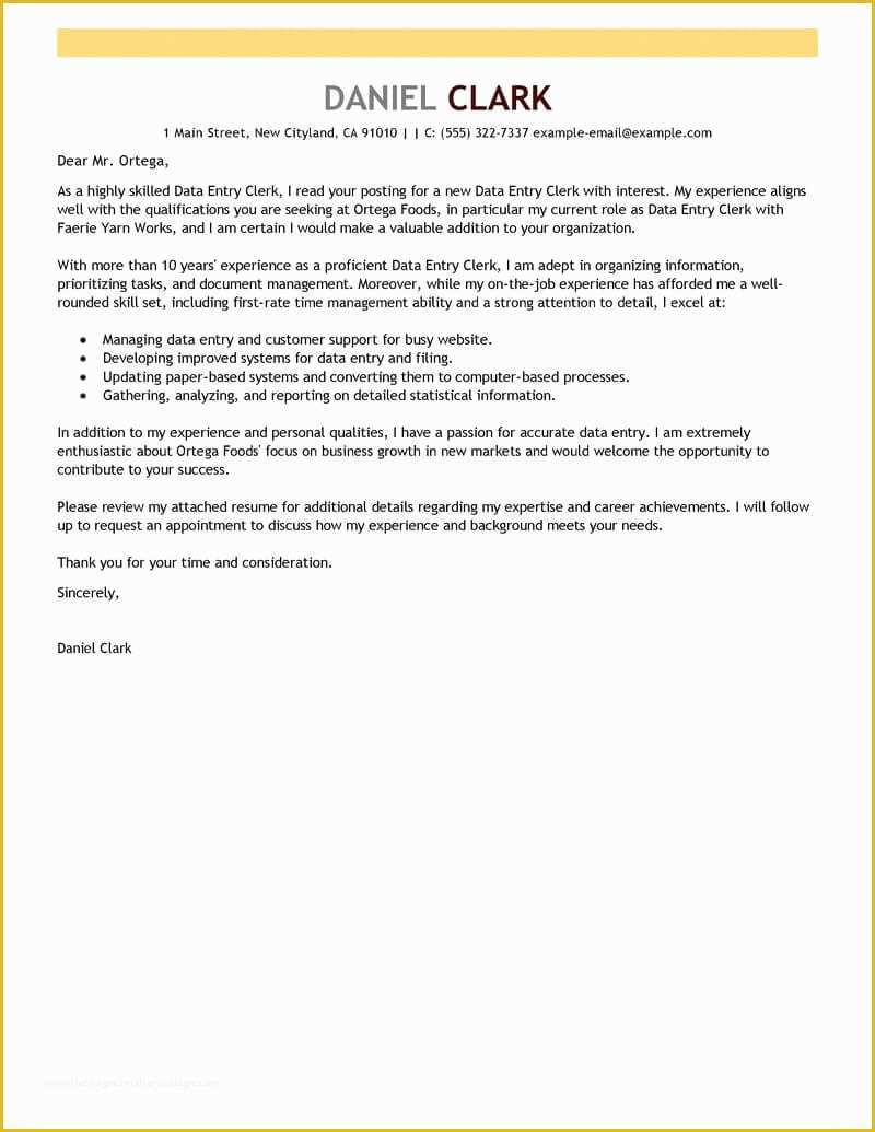Free Email Cover Letter Templates Of 350 Free Cover Letter Templates for A Job Application