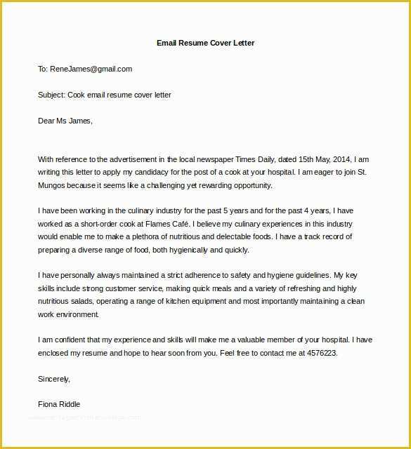 Free Email Cover Letter Templates Of 55 Cover Letter Templates Pdf Ms Word Apple Pages
