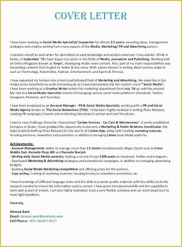 Free Email Cover Letter Templates Of Free Job Cover Letter Resume Cover Letter Template Resume