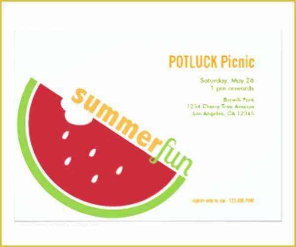 Free Email Invitation Template Of 13 Potluck Email Invitation Templates Psd Ai