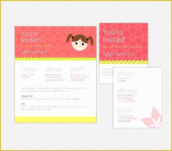 Free Email Invitation Template Of 19 Email Birthday Invitation Templates – Psd Ai