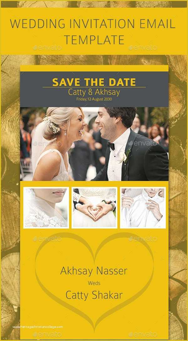 Free Email Invitation Template Of 8 Wedding E Mail Invitation Templates Psd Ai Word